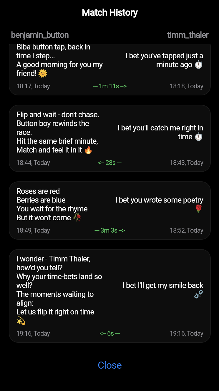 match history screenshot